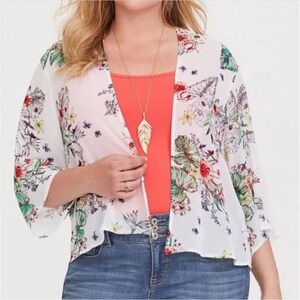 Torrid Floral Kimono size‎ 00/0